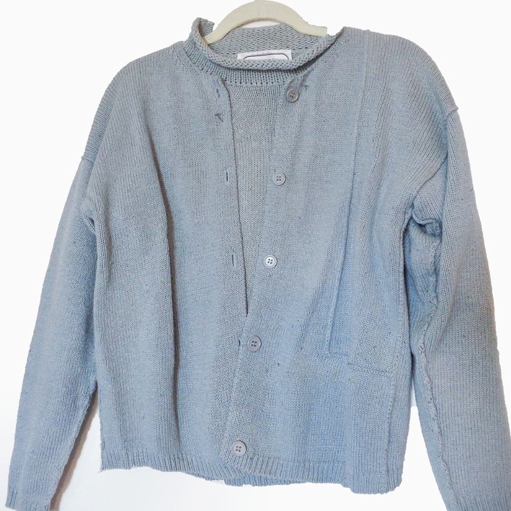 Adrienne Vittadini baby blue Spring sweater set